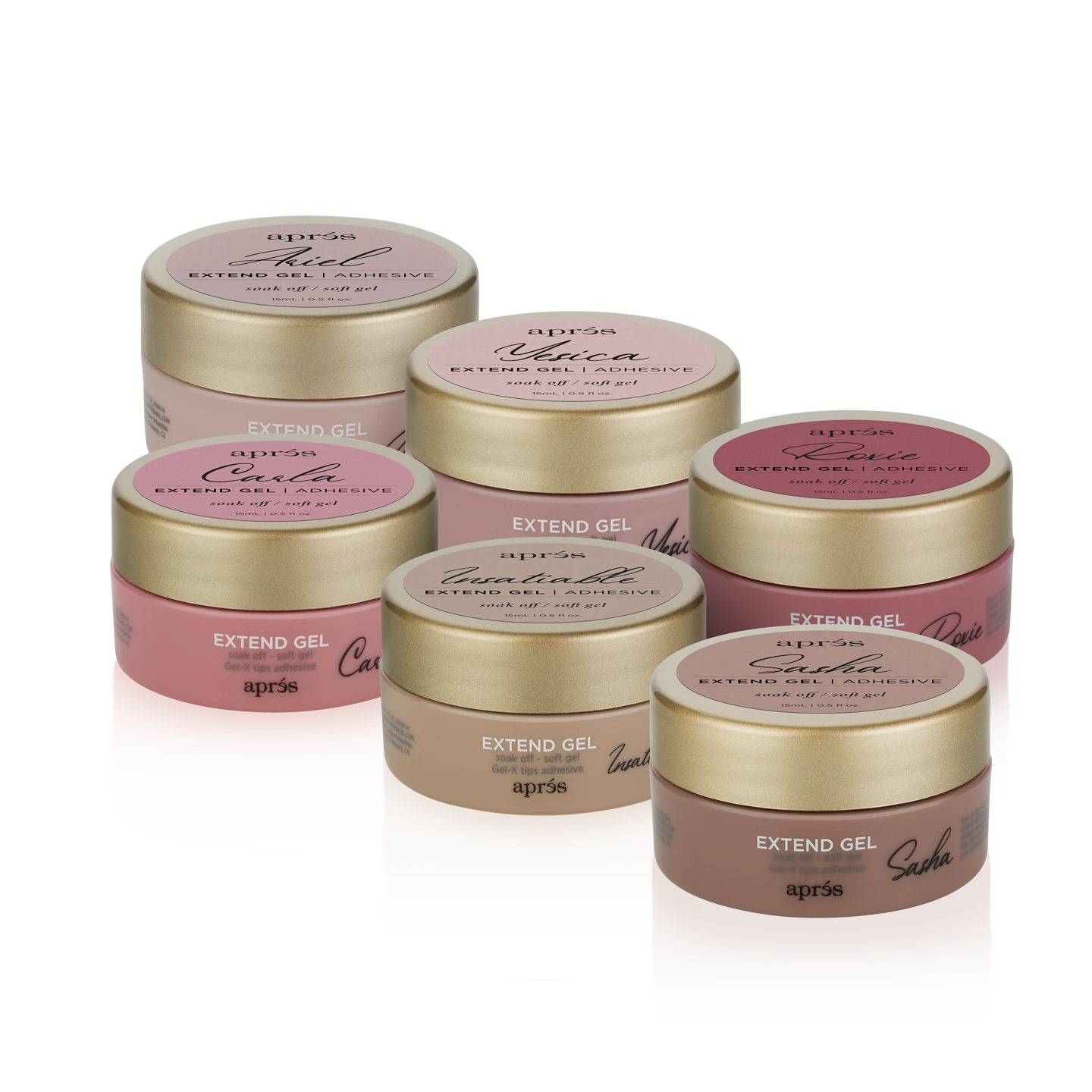 Color Extend Gel Set - Jar 1 Color Extend Gel Set - Jar
