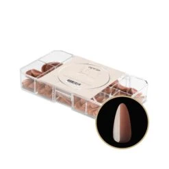 Neutrals Gel-X® Imani Natural Stiletto Short Box Of Tips - 11 Sizes (150pcs)