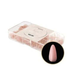 Neutrals Gel-X® Margot Natural Stiletto Short Box Of Tips - 11 Sizes (150pcs)
