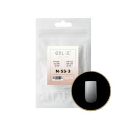 Ombré Gel-X® Natural Square Short Refill Bag -Nail Color Room Shop N SS 3