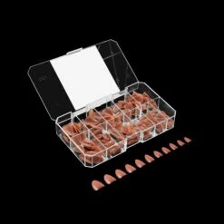 Neutrals Gel-X® Imani Natural Almond Extra Short Box Of Tips - 11 Sizes (150pcs) -Nail Color Room Shop NAXS 3 Imani