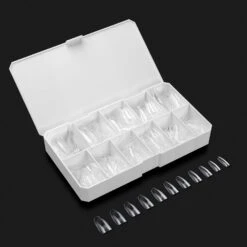 French Gel-X® Natural Coffin Medium Box Of Tips - 11 Sizes -Nail Color Room Shop NCM 04 66415bc7 87a0 4ef1 983d c62cbcc5be33