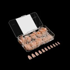 Neutrals Gel-X® Emma Natural Round Medium Box Of Tips - 11 Sizes (150pcs) -Nail Color Room Shop NRM 3 Emma