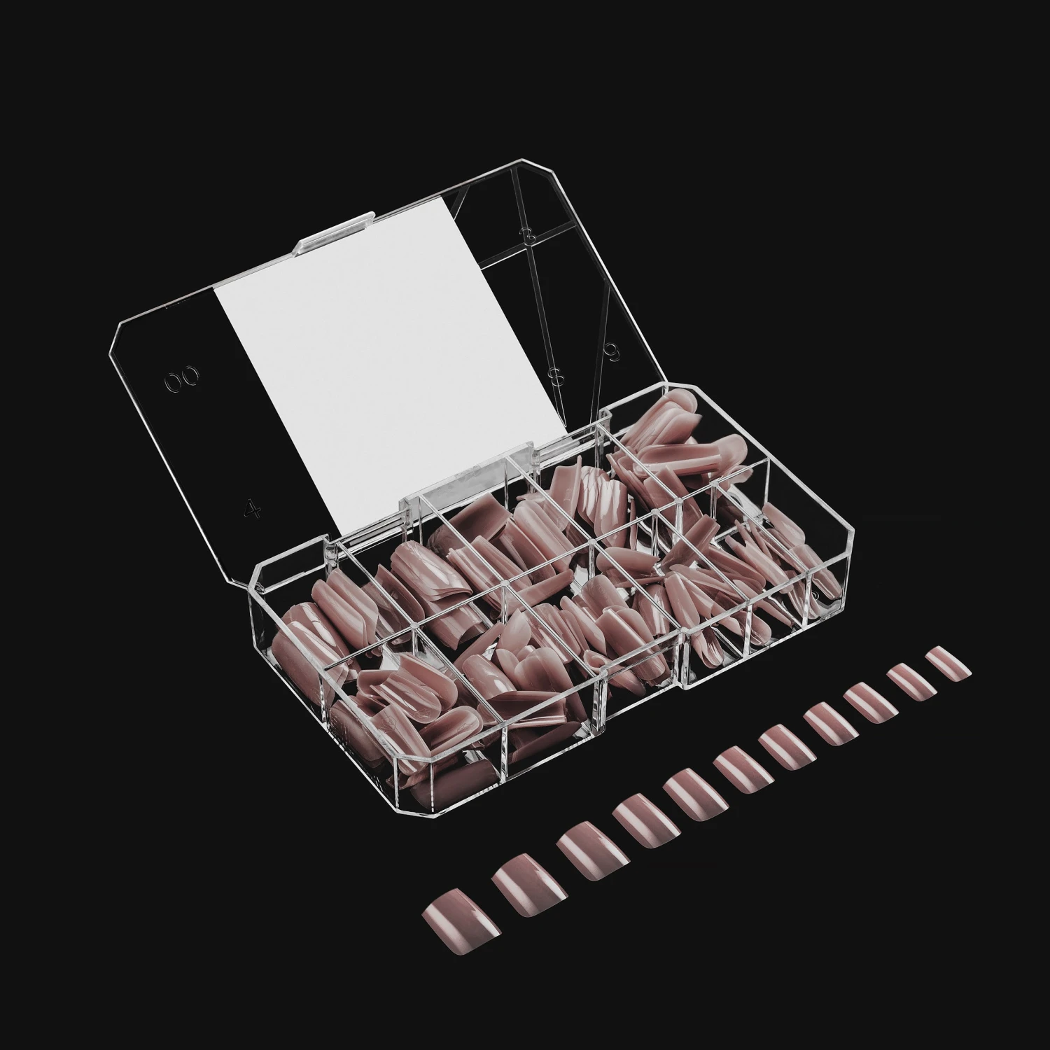 Neutrals Gel-X® Mia Natural Square Short Box Of Tips - 11 Sizes (150pcs) 2 Neutrals Gel-X® Mia Natural Square Short Box Of Tips - 11 Sizes (150pcs) - Image 2