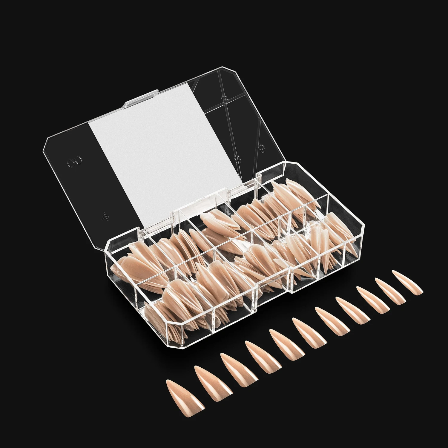 Neutrals Gel-X® Alex Natural Stiletto Long Box Of Tips - 11 Sizes (150pcs) 2 Neutrals Gel-X® Alex Natural Stiletto Long Box Of Tips - 11 Sizes (150pcs) - Image 2