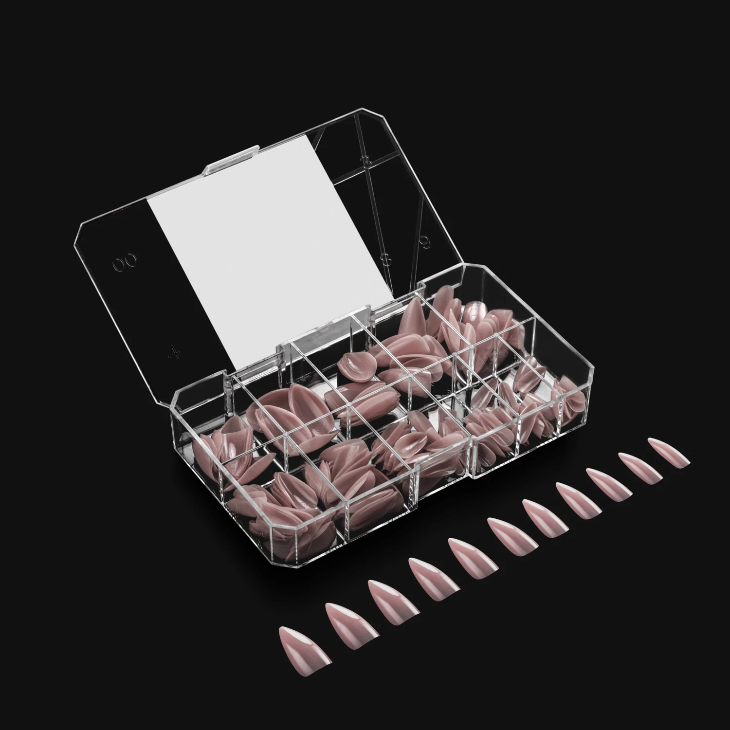 Neutrals Gel-X® Mia Natural Stiletto Medium Box Of Tips - 11 Sizes (150pcs) 2 Neutrals Gel-X® Mia Natural Stiletto Medium Box Of Tips - 11 Sizes (150pcs) - Image 2