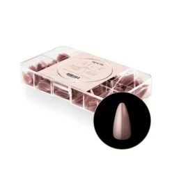 Neutrals Gel-X® Mia Natural Stiletto Short Box Of Tips - 11 Sizes (150pcs)