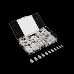 Neutrals Gel-X® Whitney Natural Stiletto Short Box Of Tips - 11 Sizes (150pcs) -Nail Color Room Shop NSTS 3 Whitney