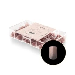 Neutrals Gel-X® Mia Natural Square Extra Short Box Of Tips - 11 Sizes (150pcs)