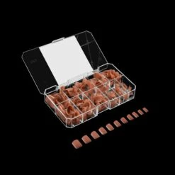 Neutrals Gel-X® Imani Natural Square Extra Short Box Of Tips - 11 Sizes (150pcs) -Nail Color Room Shop NSXS 3 IMANI