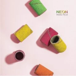 ManiPedi Sanding Band Neon Green -Nail Color Room Shop NoenManiPedi 03