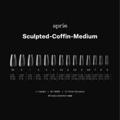 Gel-X® Sculpted Coffin Medium Box Of Tips - Pro (600pcs) -Nail Color Room Shop SCM ba9403a3 42e0 4bf3 8d88 26714306afef
