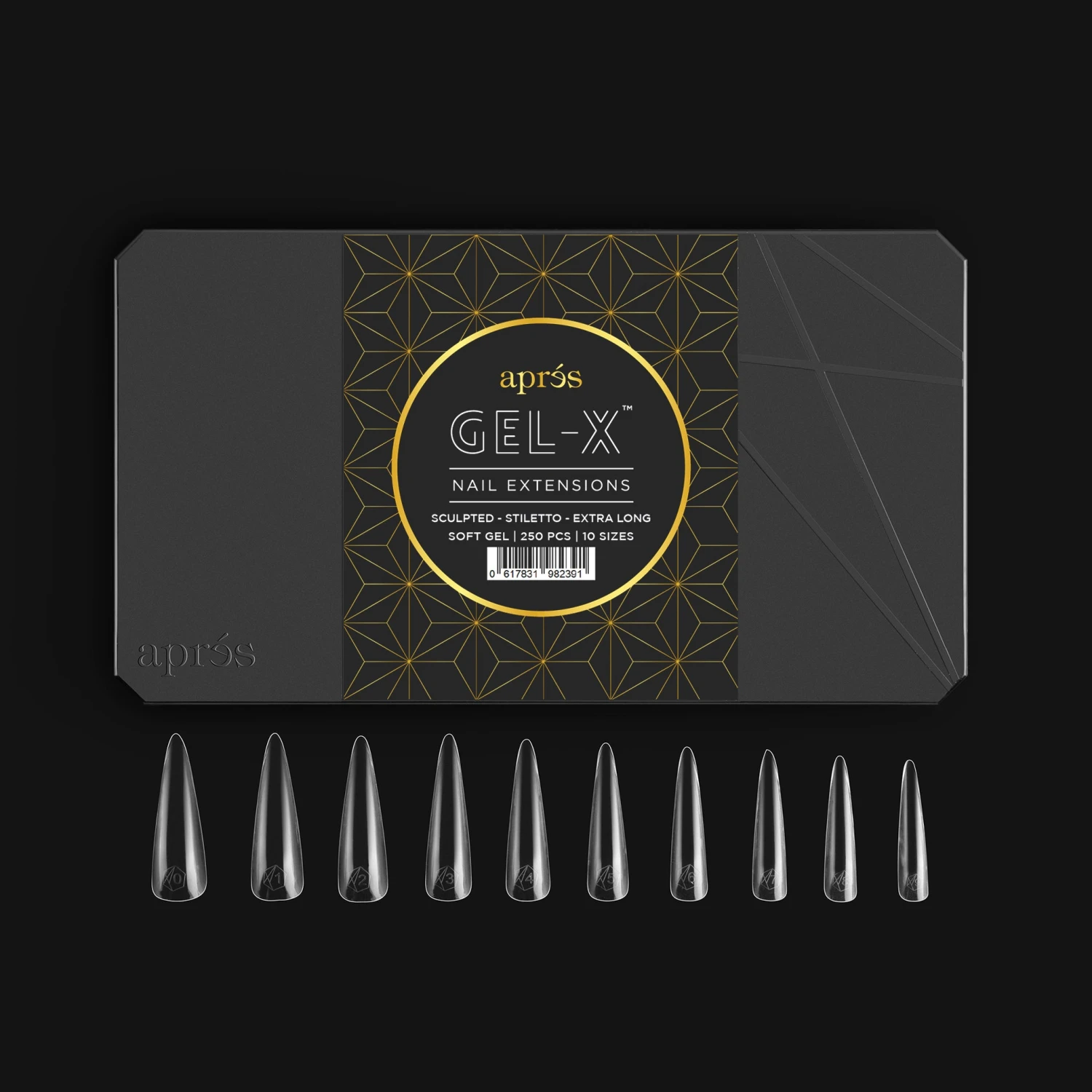 Gel-X® Sculpted Stiletto Extra Long Box Of Tips - 10 Sizes 4 Gel-X® Sculpted Stiletto Extra Long Box Of Tips - 10 Sizes - Image 4