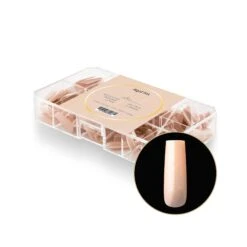 Neutrals Gel-X® Alex Sculpted Square Long Box Of Tips - 11 Sizes (150pcs)