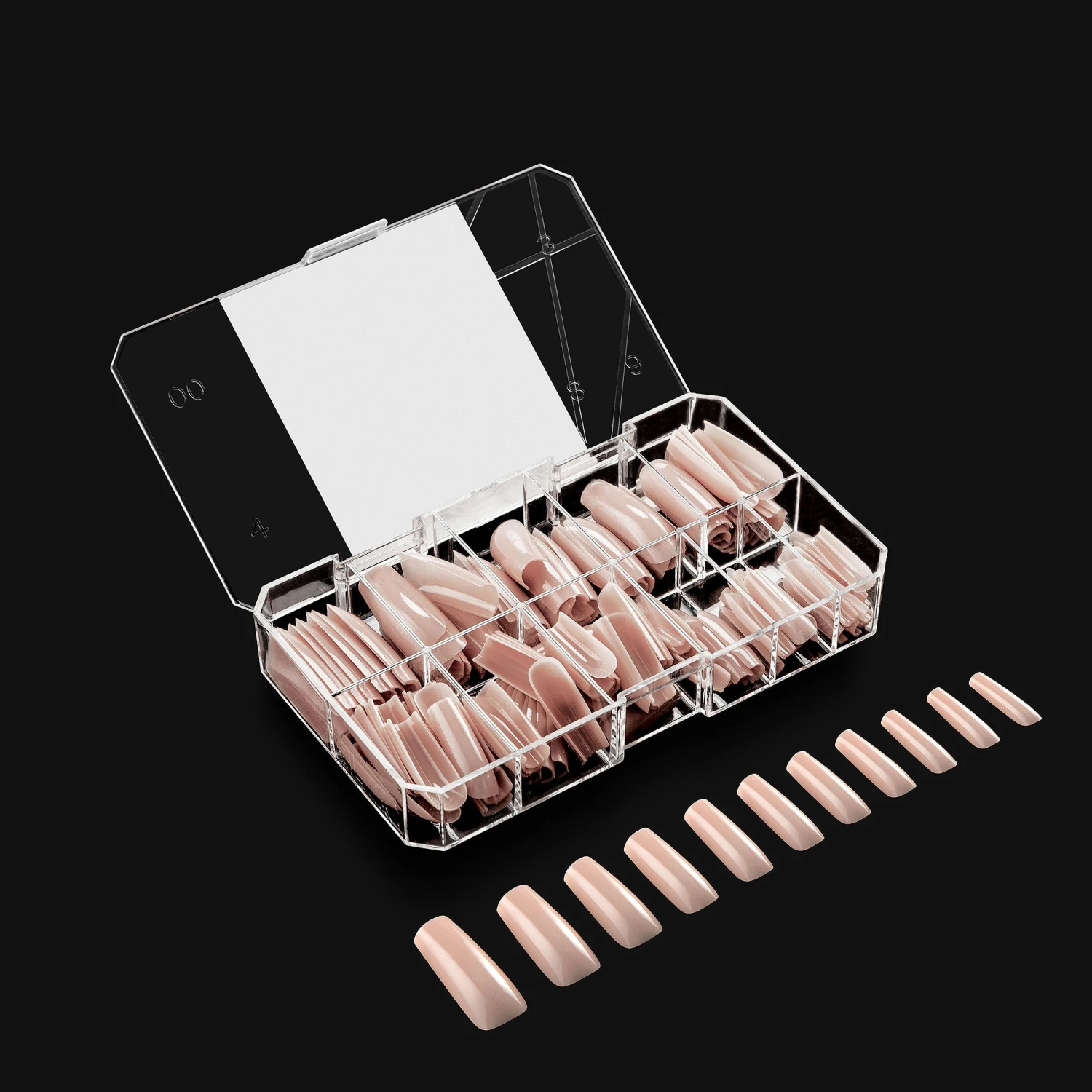 Neutrals Gel-X® Maisie Sculpted Square Long Box Of Tips - 11 Sizes (150pcs) 2 Neutrals Gel-X® Maisie Sculpted Square Long Box Of Tips - 11 Sizes (150pcs) - Image 2