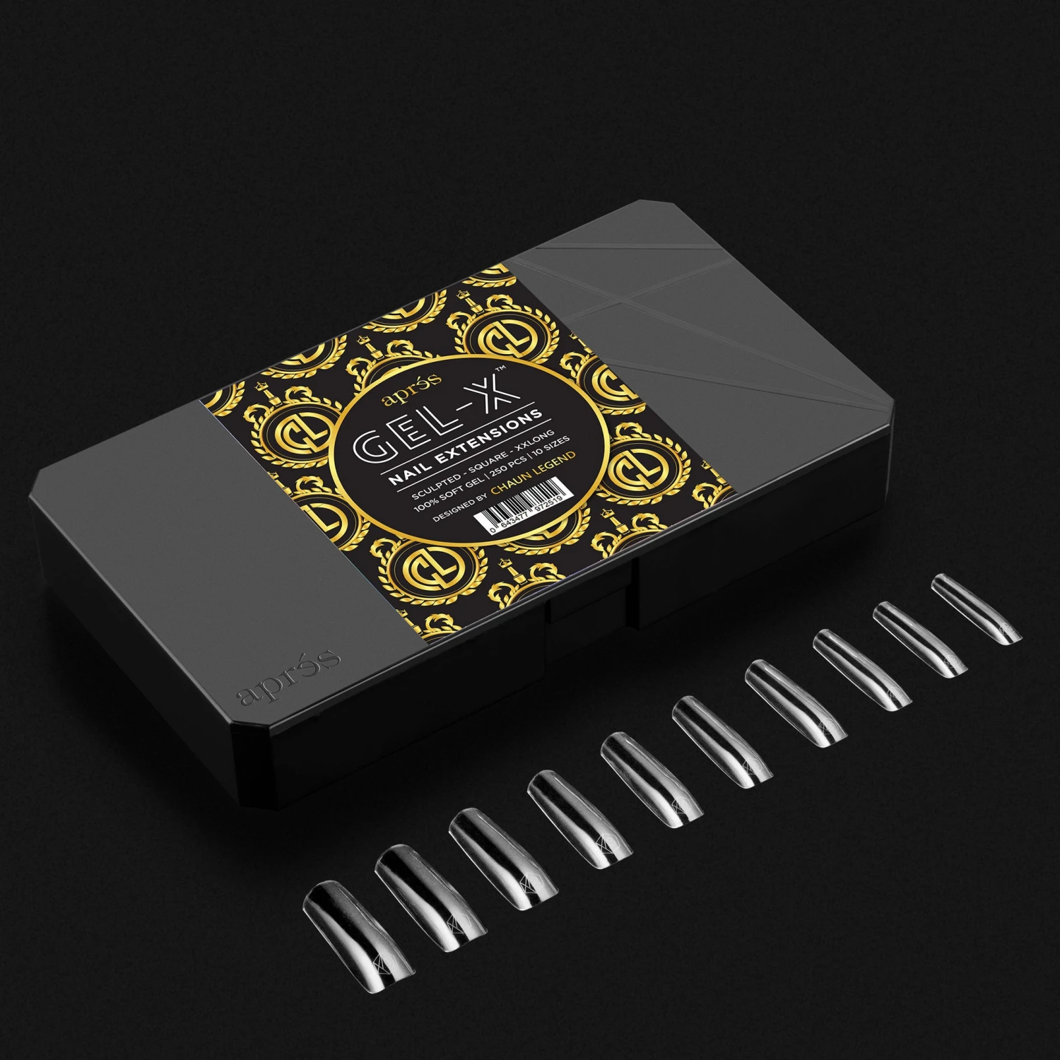 Chaun Legend X Apres Gel-X® Tips - Sculpted Square Extra Extra Long - 10 Sizes 4 Chaun Legend X Apres Gel-X® Tips - Sculpted Square Extra Extra Long - 10 Sizes - Image 4