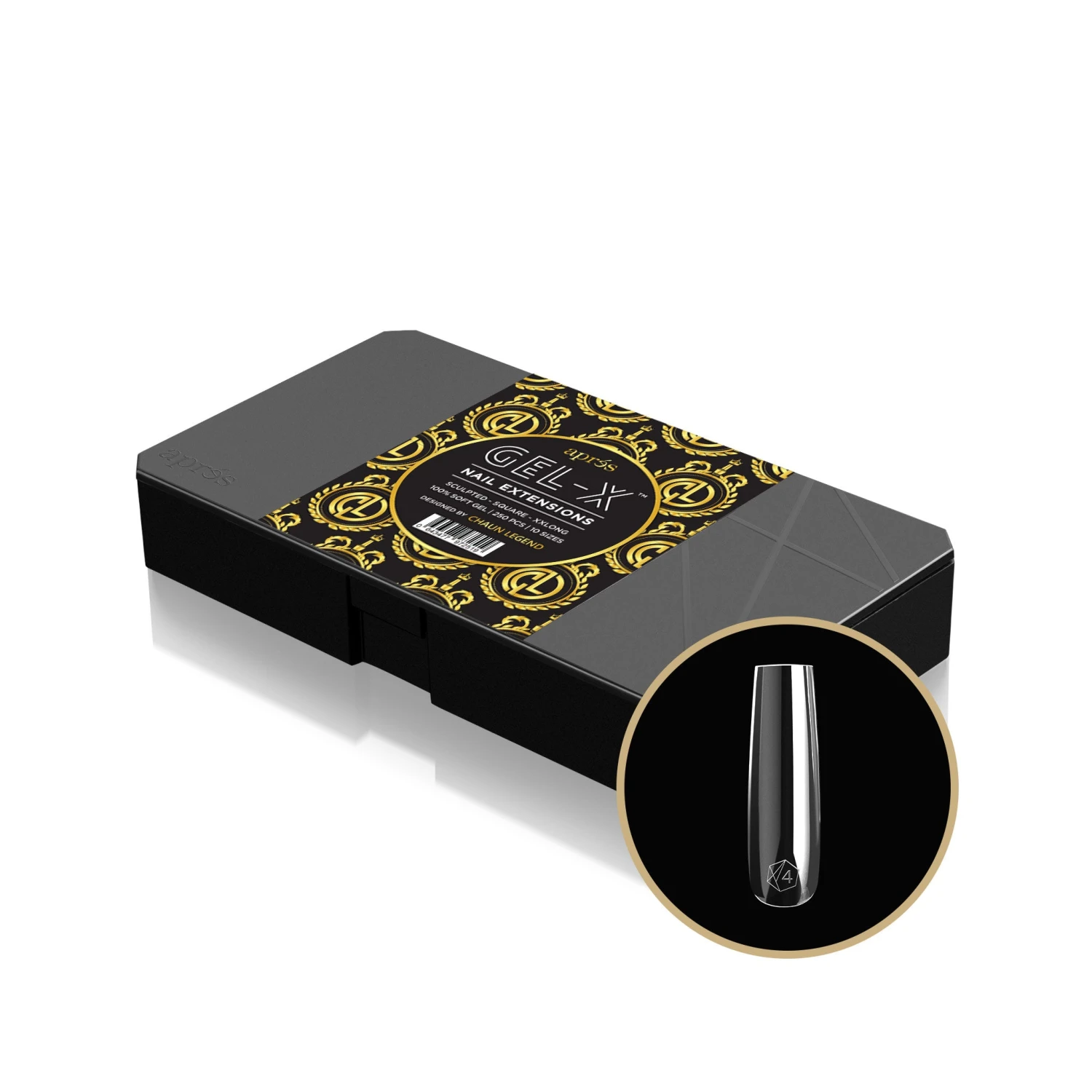 Chaun Legend X Apres Gel-X® Tips - Sculpted Square Extra Extra Long - 10 Sizes 1 Chaun Legend X Apres Gel-X® Tips - Sculpted Square Extra Extra Long - 10 Sizes