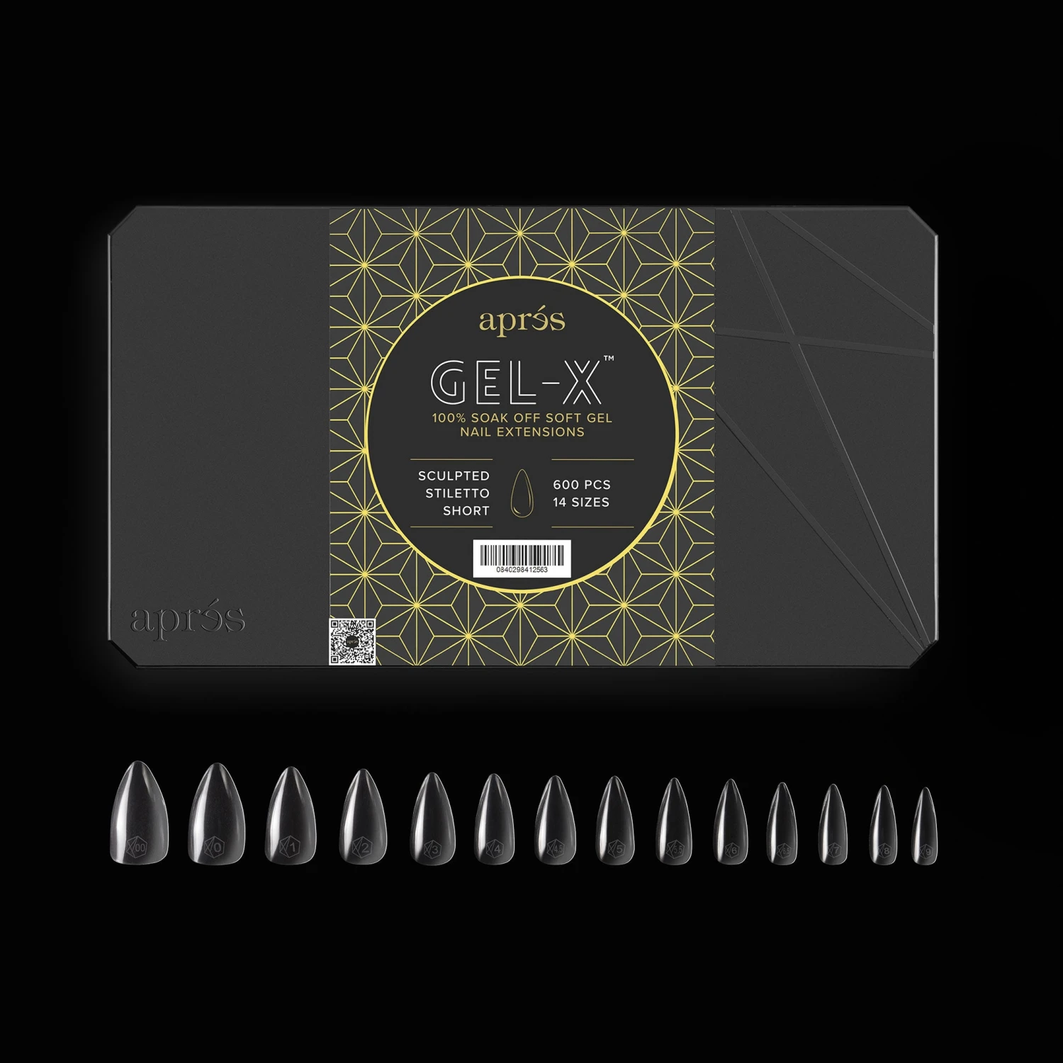 Gel-X® Sculpted Stiletto Short Box Of Tips - Pro (600pcs) 2 Gel-X® Sculpted Stiletto Short Box Of Tips - Pro (600pcs) - Image 2