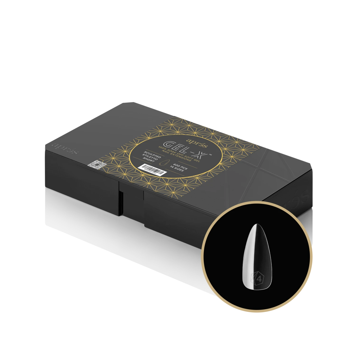 Gel-X® Sculpted Stiletto Short Box Of Tips - Pro (600pcs) 1 Gel-X® Sculpted Stiletto Short Box Of Tips - Pro (600pcs)