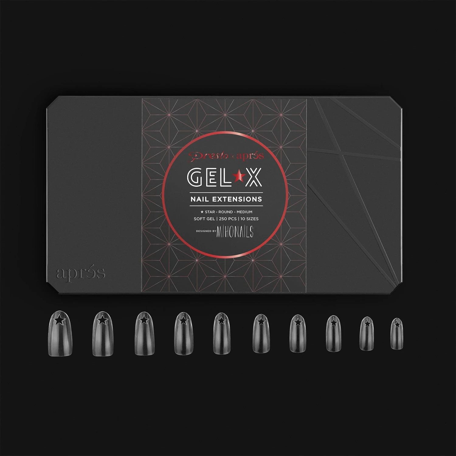 MihoNails Star Cut Out Medium Box Of Tips - 250PCS - 10 Sizes 2 MihoNails Star Cut Out Medium Box Of Tips - 250PCS - 10 Sizes - Image 2